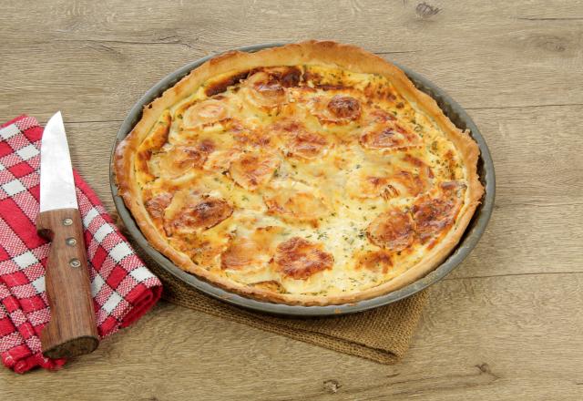 Quiche aux blettes et fromage de chèvre