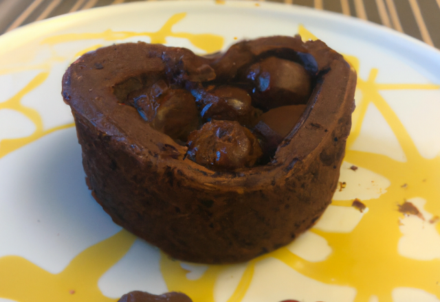 Moelleux au chocolat cœur tendre aux carambars