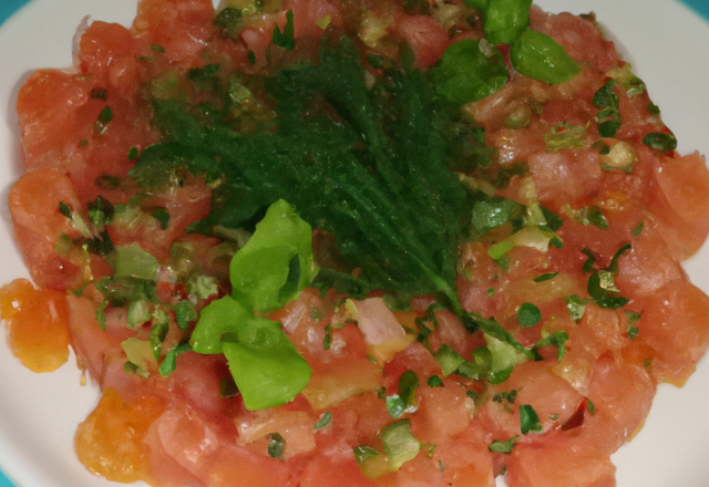 Tartare au saumon