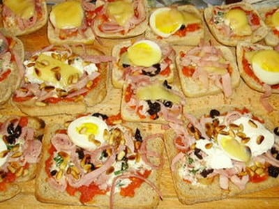 Tartines façon bruschetta