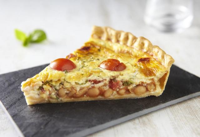 Quiche originale aux Haricots Coco et Tomates Cassegrain