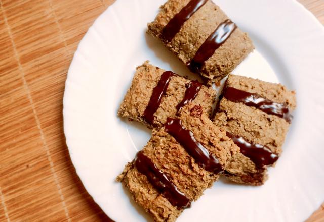 Biscuits vegan et fitness à la banane et au chocolat