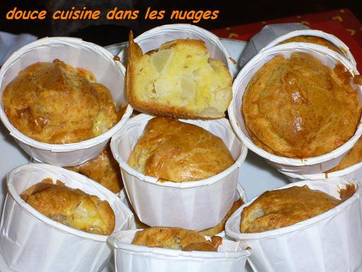 Muffins emmental-poire