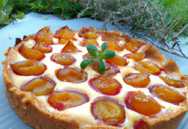 Tarte aux mirabelles au thermomix