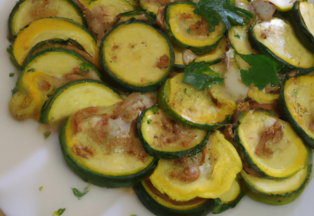 Courgettes au plat