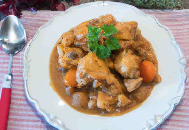 Carbonnade de poulet