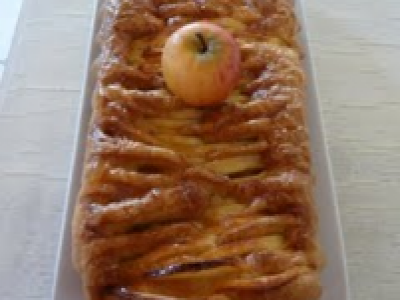 Gateau aux pommes de reinettes et pomme d 'api