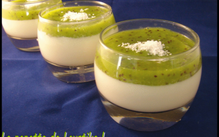 Panna cotta aux kiwis