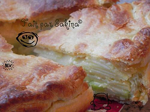 Tourte aux pommes de terre et courgettes