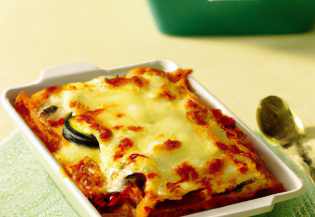 Gratin de lasagnes aux légumes