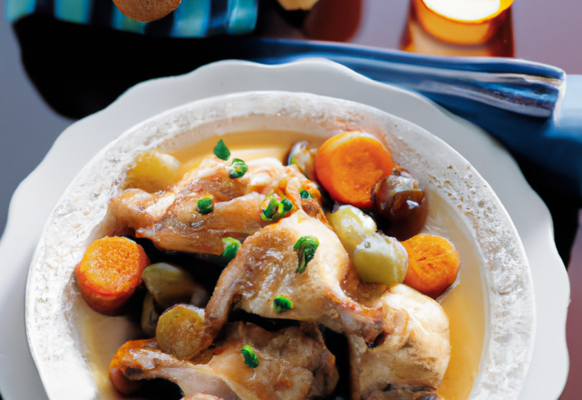 Poulet au cidre gourmand