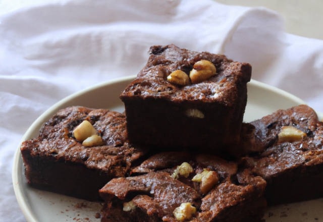 Brownies américains gourmands aux noix