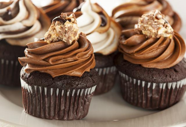 Cupcakes maison au chocolat et frosting