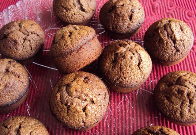 Muffins au chocolat idéal pour le goûter