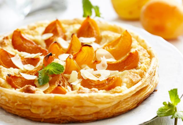 Tarte amandes et abricots