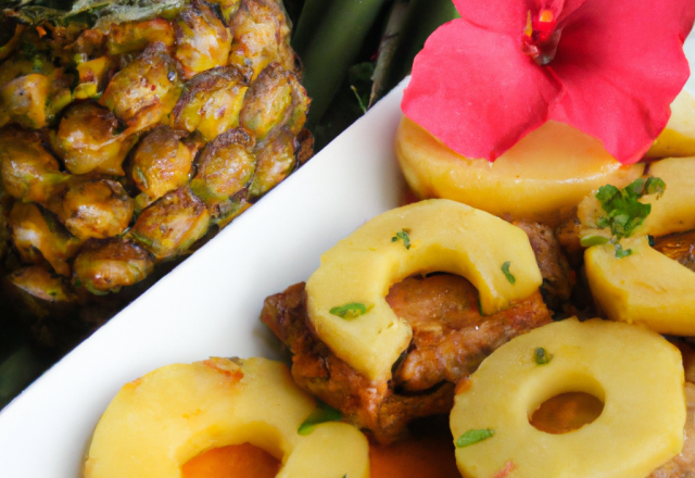 Rôti de Porc aux saveurs d'ananas