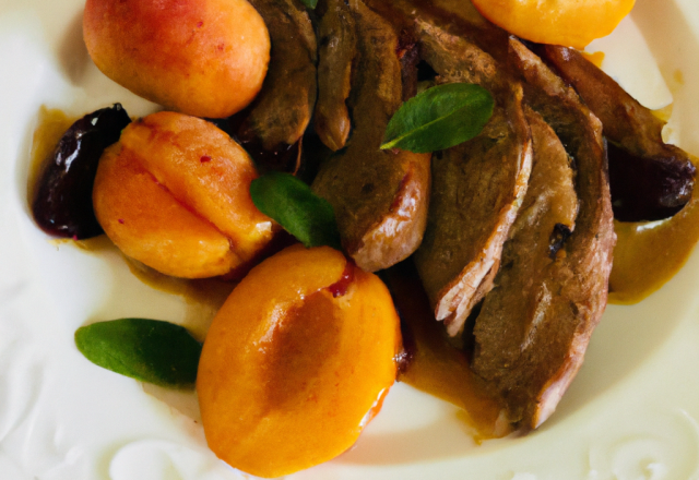 Magret de Canard aux Abricots