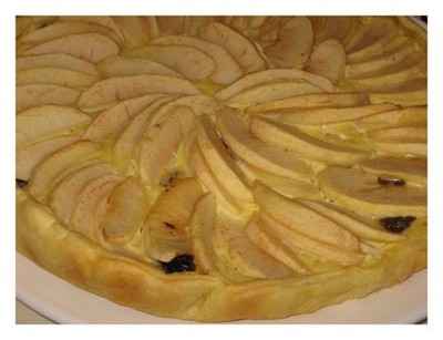 Tarte aux pommes salées