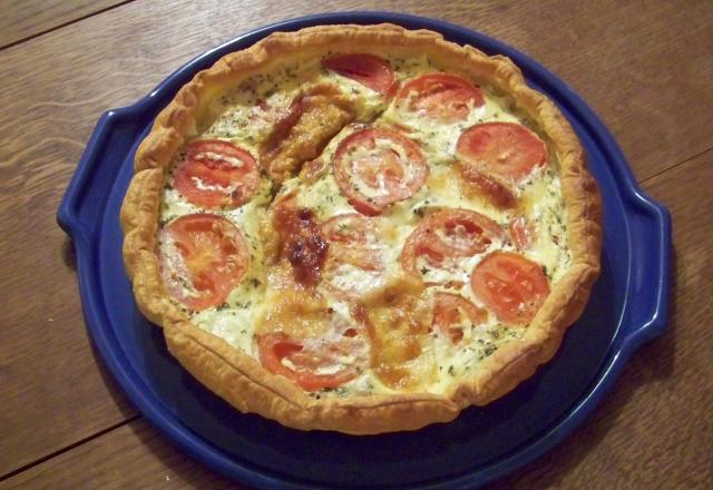 Quiche au thon et au chèvre