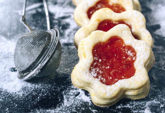 6 biscuits étoile à laisser au père noël lors de sa tournée