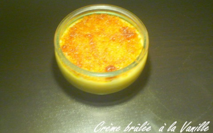 Crème brûlée à la vanille facile