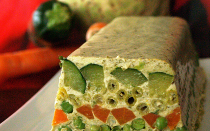 Terrine de légumes au parfum d'oseille