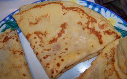 Crêpes à la farine d'amarante