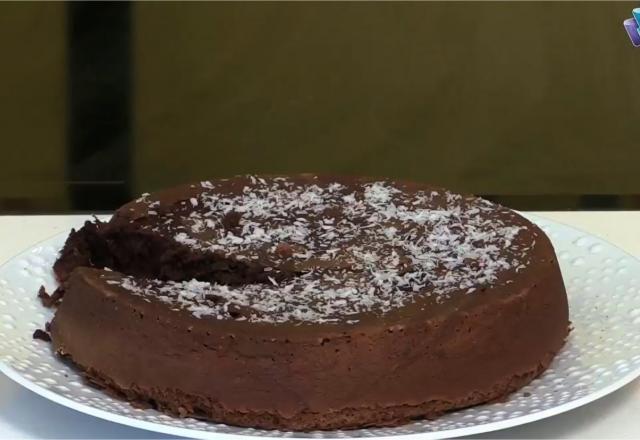 Gâteau chocolat-coco sans gluten sans lactose