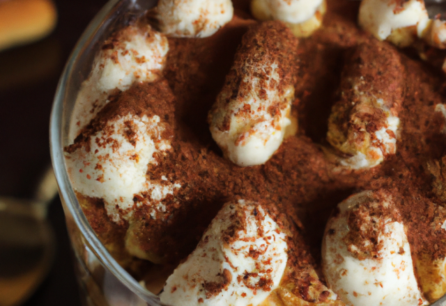 Tiramisu aux amandes torréfiées