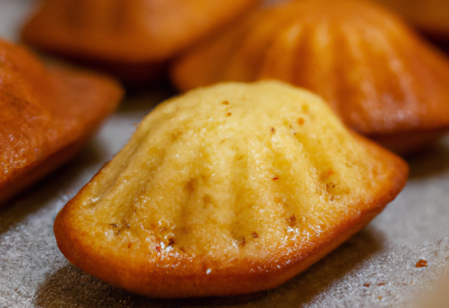 Madeleines moelleuses au doux croquant