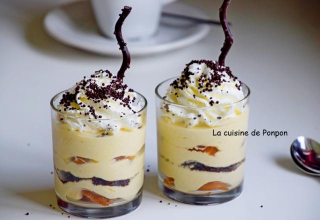 Verrine de babas au limoncello et crème mascarpone