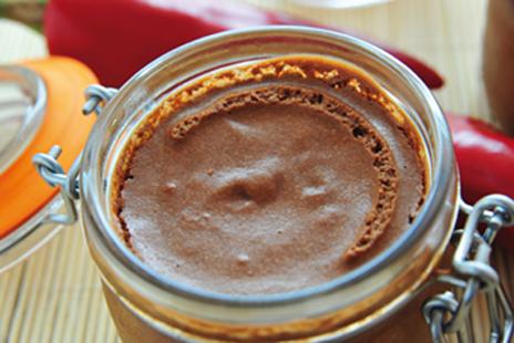 Mousse au chocolat originale au piment dEspelette