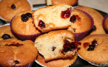 Cupcakes aux cranberries