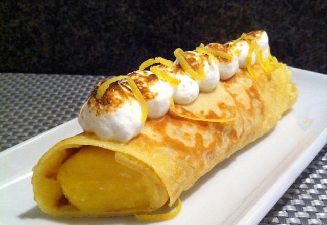 Crêpe au citron meringuée pour un dessert doux et acidulé