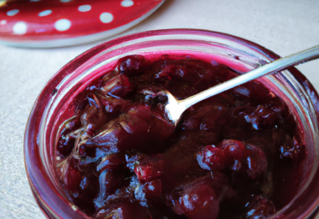 Confiture de cerises rapide