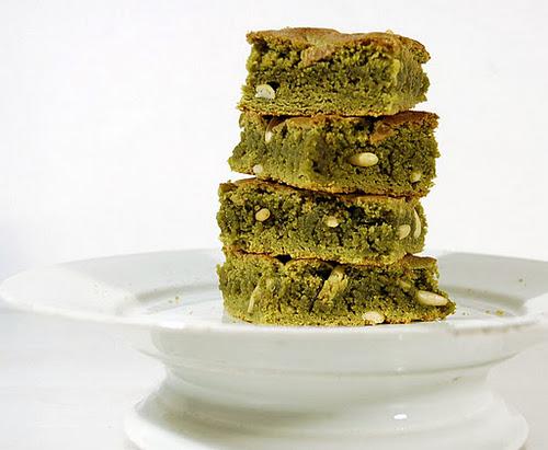 Greenies ou brownies au matcha de Bob's kitchen