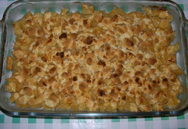 Crumble aux pommes pour petits et grands