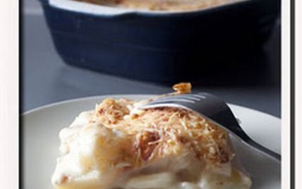 Gratin dauphinois au jambon de dinde