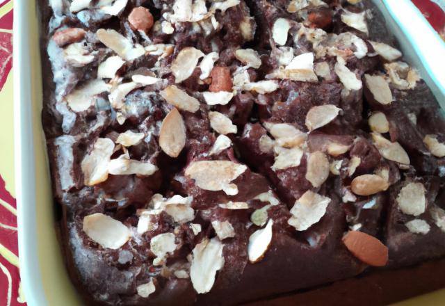 Gâteau au chocolat et amandes moulues