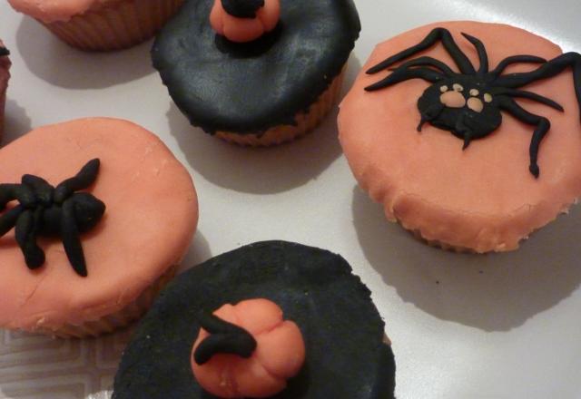 Cupcakes d'Halloween au beurre de cacahuètes