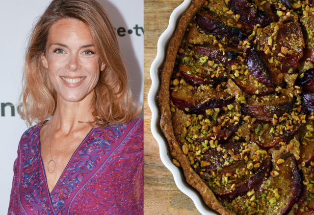 Julie Andrieu dévoile sa recette de tarte aux prunes, un délice de fin d'été pour savourer ce fruit une dernière fois