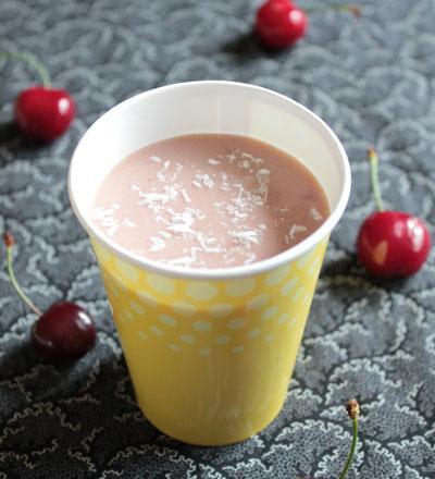 Smoothie cerise banane