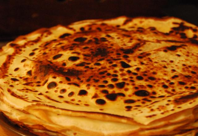 Pâte à crêpes parfumée à la fleur d'oranger