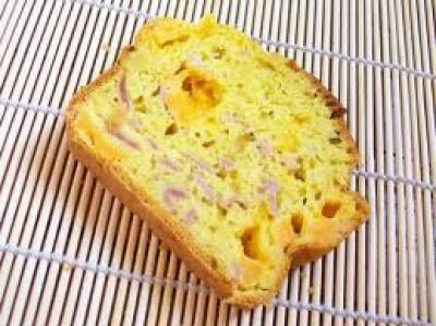 Cakes mimolette et lardons