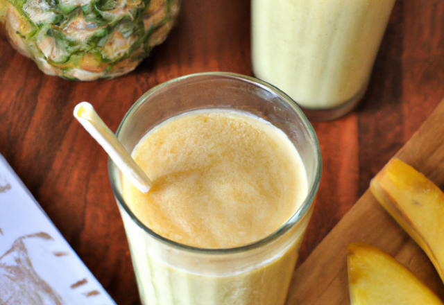 Smoothie poire ananas