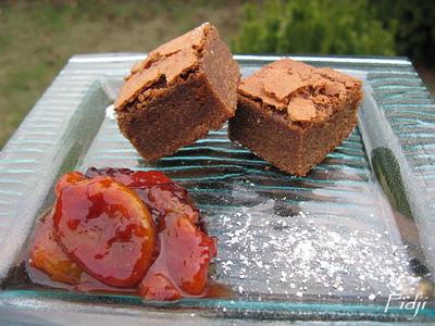 Carrés moelleux aux rochers praliné au lait