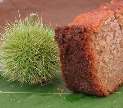 Cake à la farine de châtaigne