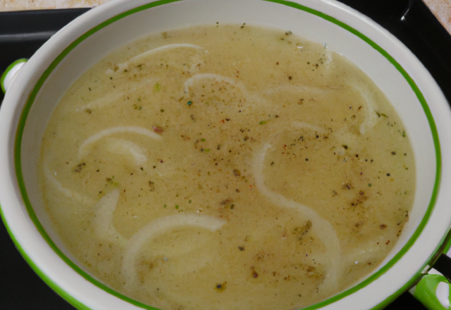 Soupe à l'oignon simple et rapide