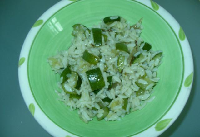 Courgettes au riz