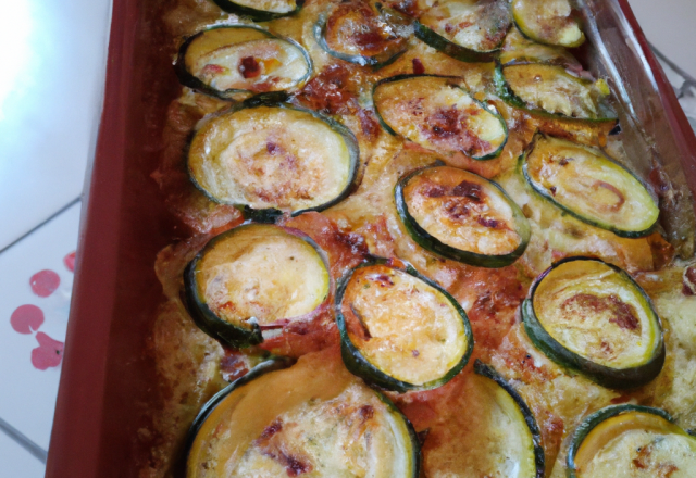 Gratin de courgettes très facile